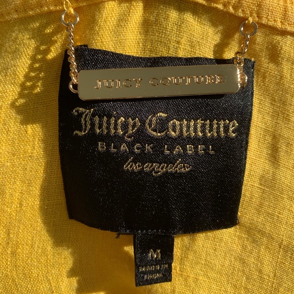 Juicy Couture Washed Linen Hooded Jacket - Picture 5 of 11